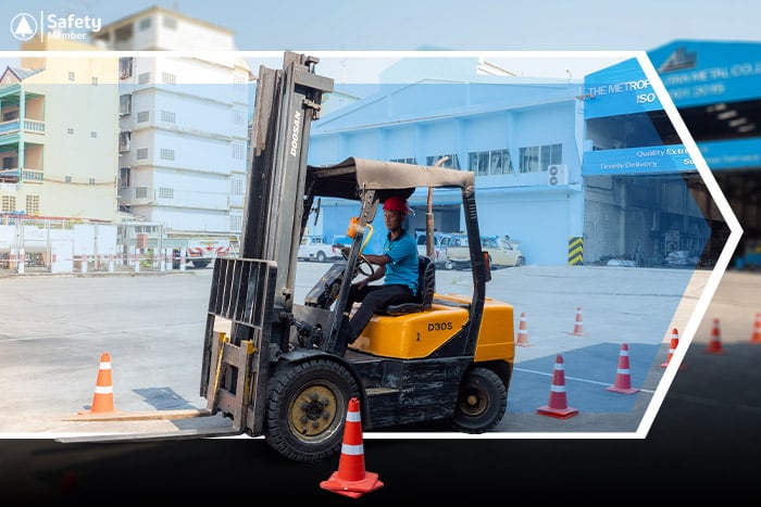 การขับขี่รถยก (fork lift)