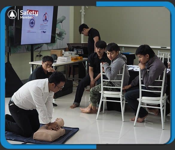 ฝึกCPR ผู้ถูกไฟช็อต