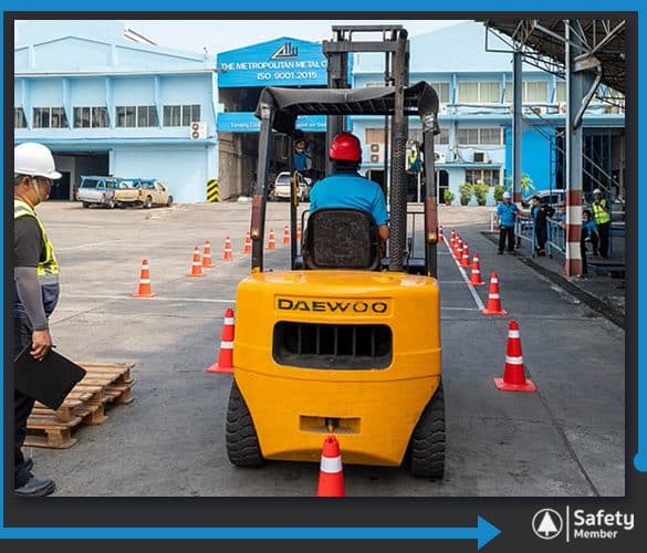 ภาพบรรยากาศอบรมขับรถโฟล์คลิฟท์ 3